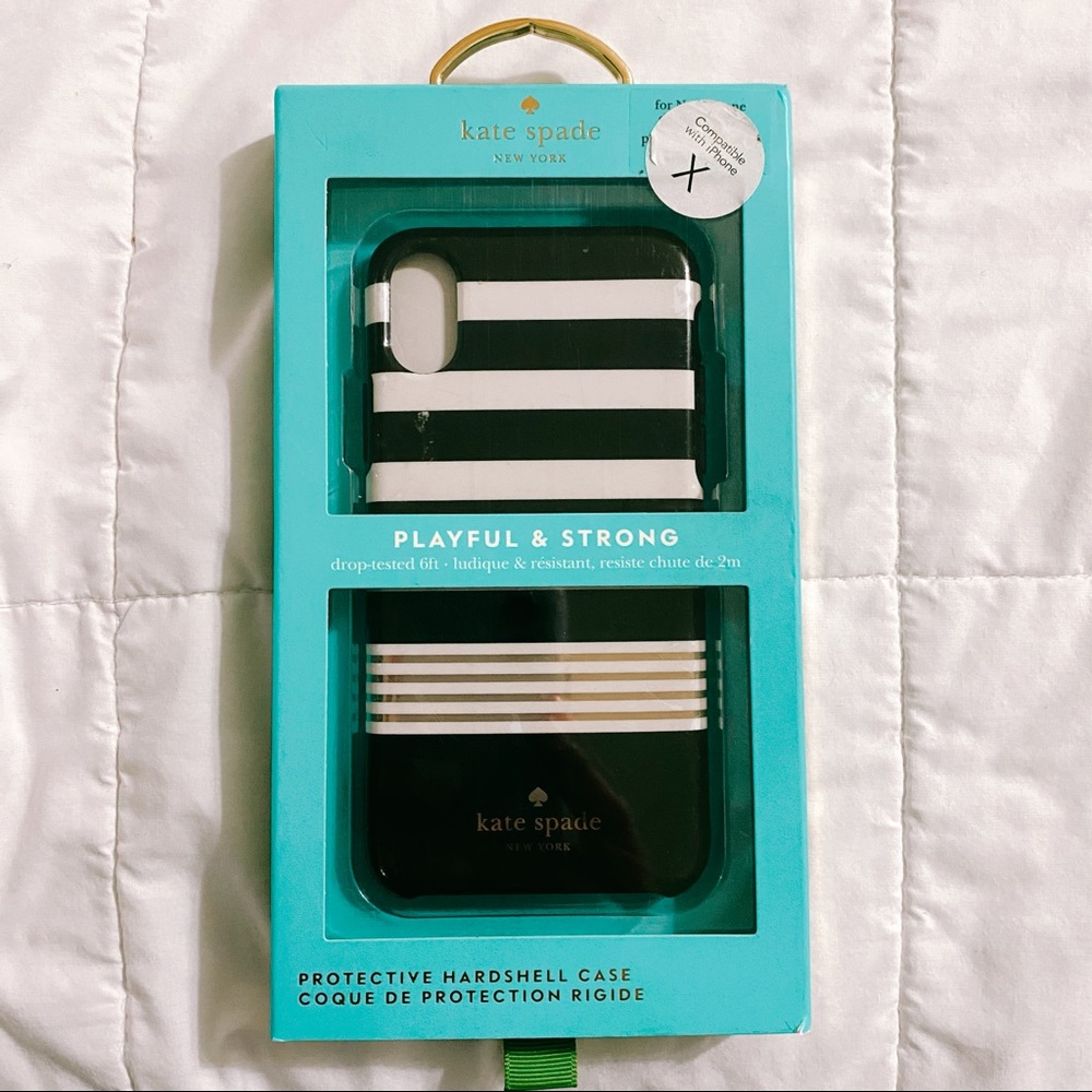 Kate Spade Striped iPhone X/XS Case